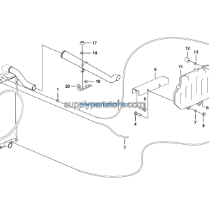 LGMG MT95 Mine Truck - Expansion water tank assy - A0300-2703010910