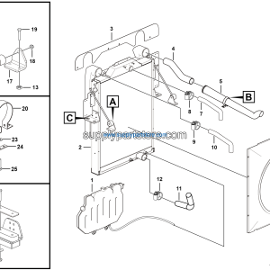 LGMG MT95 Mine Truck - Radiator assembly - A0300-2703010958