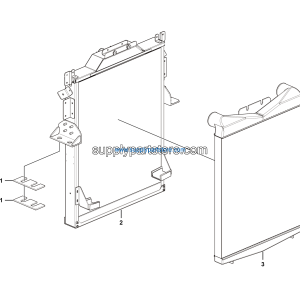 LGMG MT95 Mine Truck - Radiator assembly - A0300-4110001570