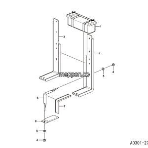 LGMG Off-Highway Dump Truck 2022 - Oil Radiator installation assy - A0301-2703013718.S1A