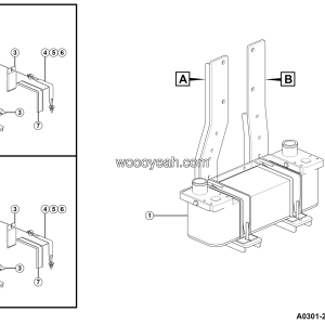 LGMG CMT96A 2025 - Oil cooler installation - A0301-2703017264.S1A