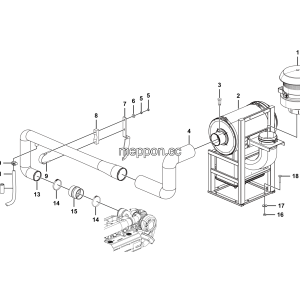LGMG MT86H Mine Truck - Air filter assy - A1801-2718010214