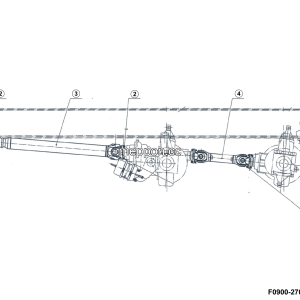 LGMG Off-Highway Dump Truck 2024 - Drive shaft assy - F0900-2709010195.S1A-G2