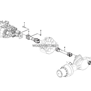 LGMG Off-Highway Dump Truck 2020 - Retarder drive shaft assy - F0900-2709010239