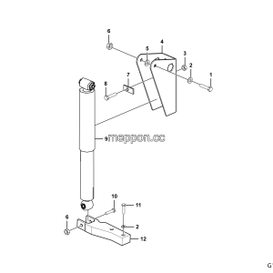 LGMG Mine Truck Mine Truck - Shock absorber assembly - G1200-2712011573