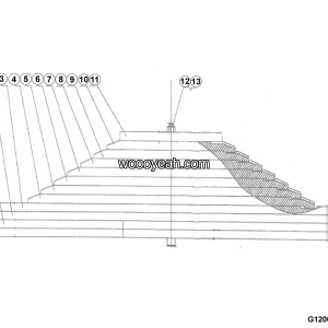 LGMG MT50 2025 - RR leaf spring assy LG12-4N12B90H23/25 - G1200-4110707270