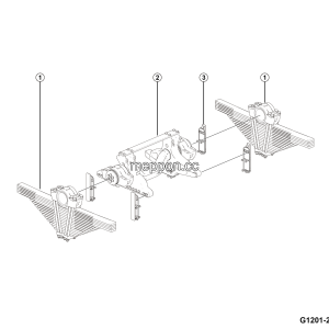 LGMG MTH116 2025 - Rear leaf spring installation - G1201-2712018814.S1B