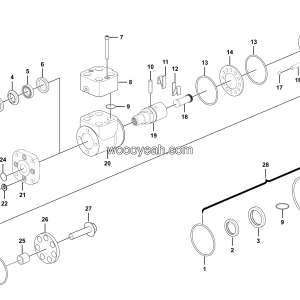 LGMG MT95D Mine Truck - Steering assy BZZ-630 - H1500-4120000719