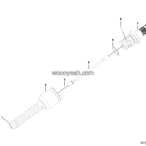 LGMG Mine Truck Mine Truck - Steering rod and valve core and torsion rod assy NT12590M-3411050 - H1500-4120000934002
