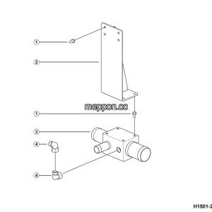 LGMG Off-Highway Dump Truck 2024 - Oil suction valve block assy - H1501-2715014381.S1A