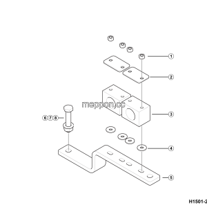 LGMG Off-Highway Dump Truck 2024 - Bracket assy 01 - H1501-2715014577.S1A