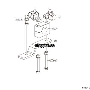 LGMG LGMG50T 2025 - Bracket assy 06 - H1501-2715014654.S1A