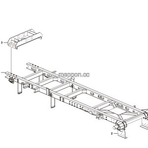 LGMG Off-Highway Dump Truck 2021 - Sub frame assy - I0400-2740010001.S