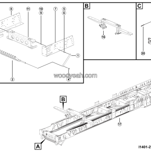 LGMG Off-Highway Dump Truck 2023 - Frame assy - I1401-2714019657.S1A
