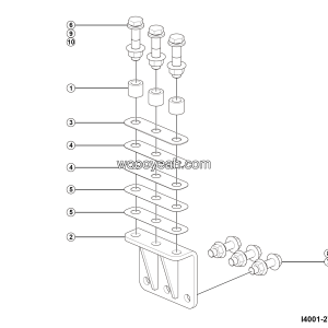 LGMG Off-Highway Dump Truck 2024 - Connection mount assy - I4001-2740012106.S1A