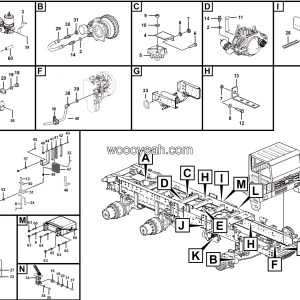 LGMG Off-Highway Dump Truck 2022 - Driving brake assy - J1000-2710011732.S1A