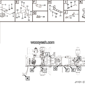 LGMG Off-Highway Dump Truck 2022 - Parking brake assy - J1101-2711010611.S1A