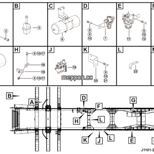 LGMG Off-Highway Dump Truck 2023 - Parking brake assy - J1101-2711011429.S1A