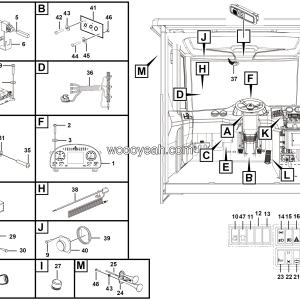 LGMG Off-Highway Dump Truck 2024 - Cab electrical system assy - K1303-2713012026