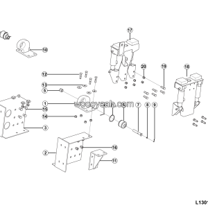 LGMG Off-Highway Dump Truck 2024 - Cab mountings - L1301-2713014548