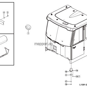 LGMG CMT96 2025 - Cab installation - L1301-2713015218.S1B