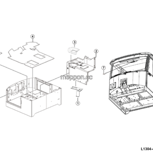 LGMG é？？？？？ Cab - Parts characteristic of vehicles that feature air-controlled hoisting and automatic transmission - L1304-4190711893002