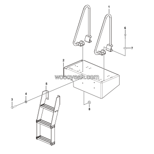 LGMG CMT106 2025 - Left pedal assy - L3600-2736014204