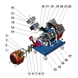 LGMG MTE106H 2025 - Air compressor qxac4p/4g686-4kw - N1200-4120711497