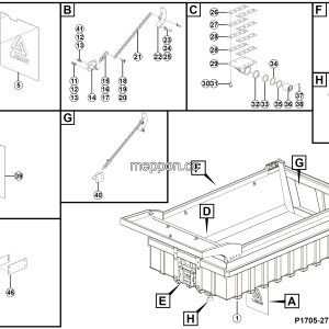 LGMG Mine Truck 2026 - Body assy - P1705-2717051246.S1A-G1